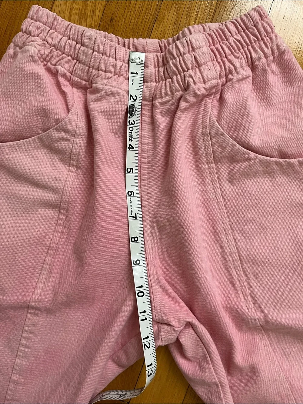 Elizabeth Suzann Clyde Pants Size 0S Short Petite Garment Dye Petal Pink